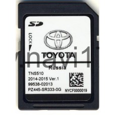 Toyota Navigation SD card for TNS510 - 2014/2015 Ver.1 (Россия) PZ445-SR333-0G, 99538-02013
