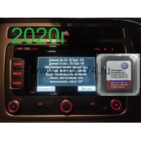Volkswagen RNS-315, 2020. V12 SD карта (Россия + Европа) Eastern Europe Skoda Amundsen+ Seat Media System 2.1/2.2