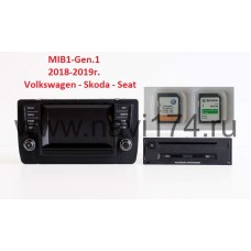 Volkswagen Skoda Seat 2023/2024 V18 Discover Media SD (Россия, Европа) MIB1
